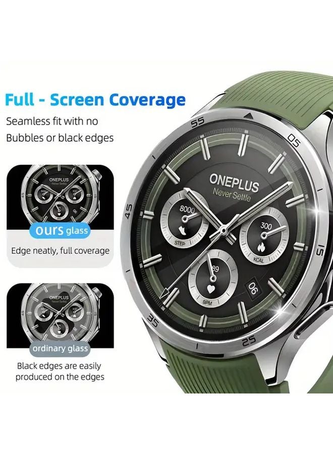 5 PCs Tempered Glass Screen Protector For Oneplus Watch 2R Waterproof Protection Film - Image 4