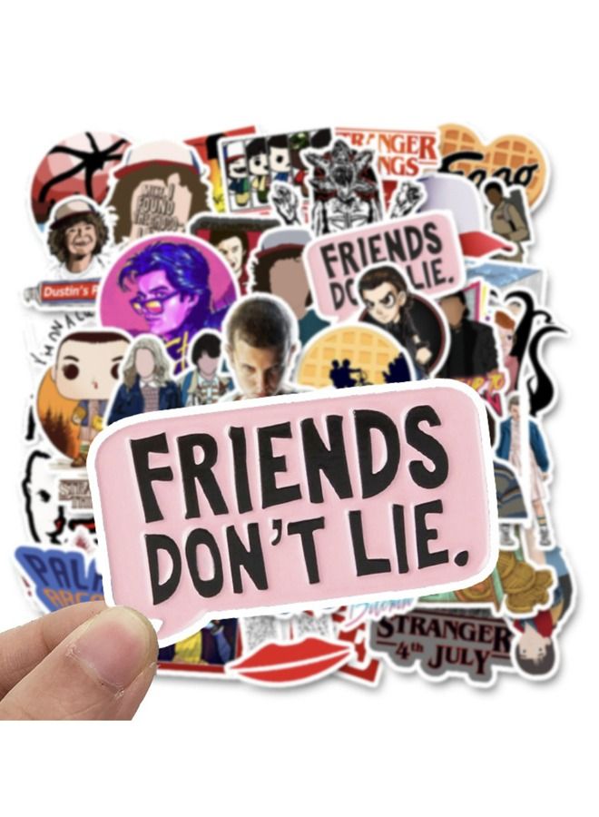 50-Piece Stranger Things 3 Waterproof Sticker Set - Image 4