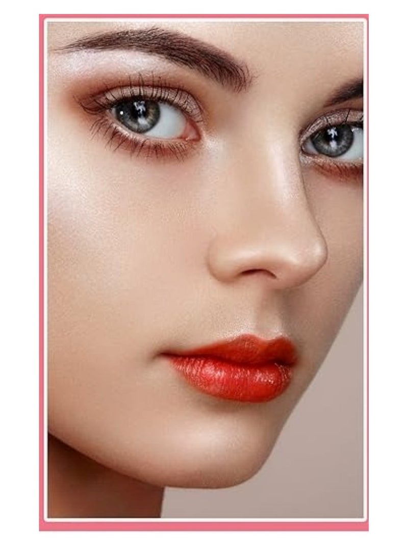 Huitich Glitter Glam Matte Lazy Lipstick Beauty With Waterproof Quick Gloss Dark Pink - Image 4