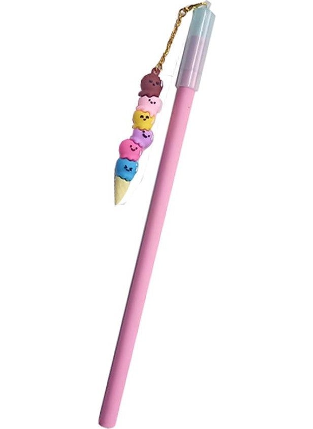 Artlantis Pencil with Ice Cream Head, Blue 1 Piece Ice Cream Fancy Pencil, Gift Pen, Cute Pen with Figures  - Image 2