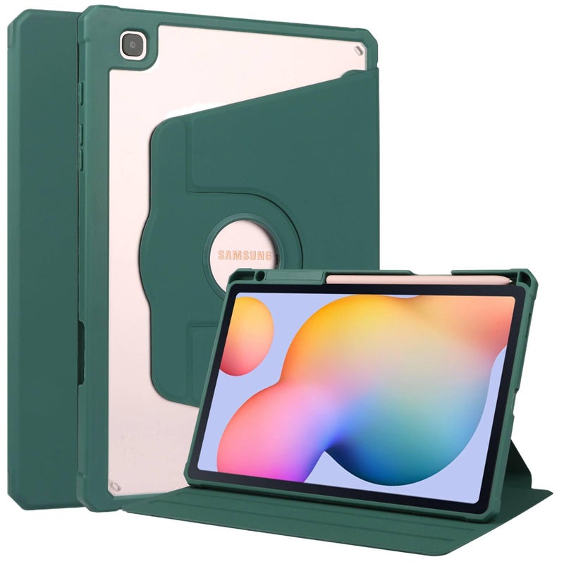 DGG Green Rotating iPad Case Compatible with Multiple iPad Models - Image 1