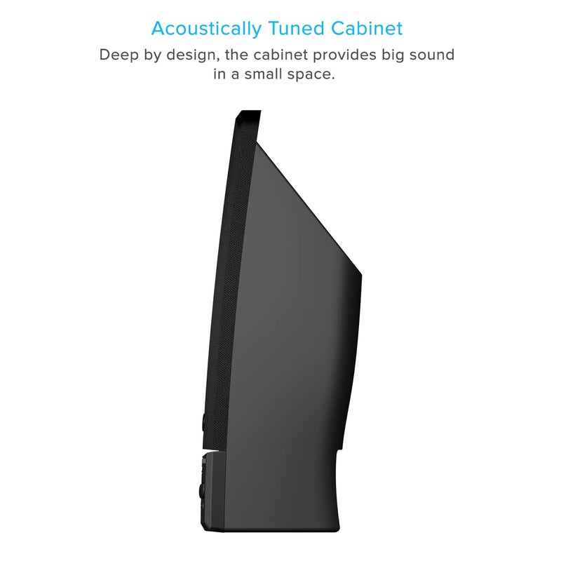 Cyber Acoustics CA-2014USB 2.0 Multimedia Desktop Computer Speakers, Compatible with USB C or A Devices, Adapter Included - Image 4