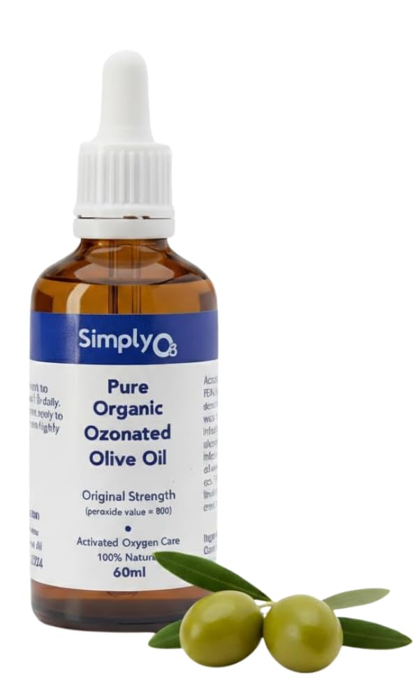 Simply O3 Pure Organic Ozonated Olive Oil Face and Skin Made in Spain All Purpose 800 PV - Image 2