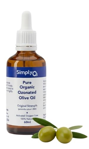 Simply O3 Pure Organic Ozonated Olive Oil Face and Skin Made in Spain All Purpose 800 PV - Image 1
