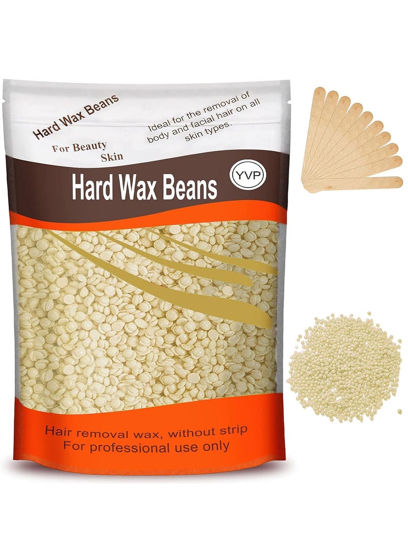Yovanpur Hard Wax Beads for Hair Removal Wax Beans for Sensitive Skin Suitable for Bikini Legs Face Back Eyebrow Chest for Women  Men 300g 10 Ozbag 