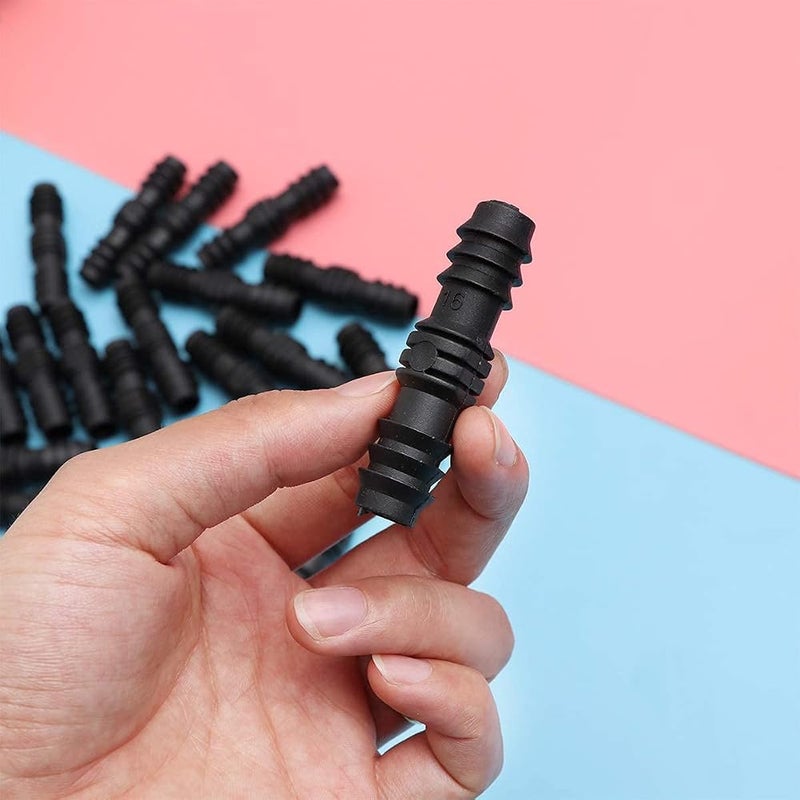 Bahels 20 PCS Atomization Irrigation Fittings Kit Tubing Connector Straight Barbed Connectors for Rain Bird and Compatible Drip or Sprinkler System Parts - Image 5