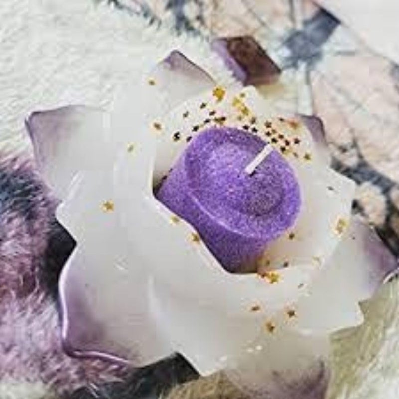 Snoogg SNOOGG Pack of 2/2 Piece of Tea Light Lotus Mould Epoxy Resin Casting Moulds for Making and DY for Lighting Decoration, Corporate Gifts, Home Decor and Festival Like Diwali, Christmas or Eid  - Image 4