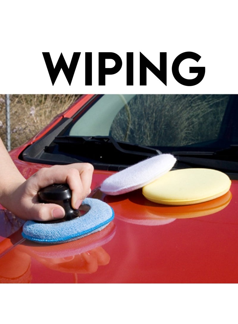 Agc Automotive Care Waxing And Polishing Sponge Set With Ergonomic Handle - WSP023 - Image 4