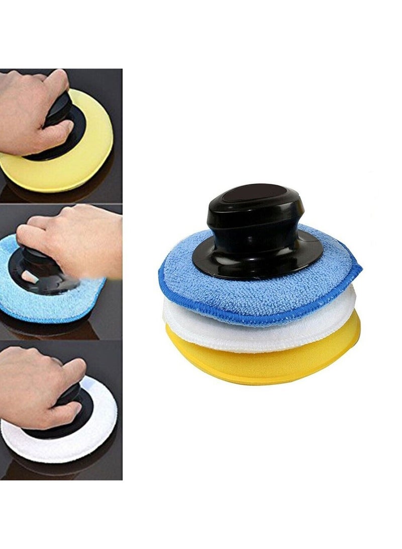 Agc Automotive Care Waxing And Polishing Sponge Set With Ergonomic Handle - WSP023 - Image 5