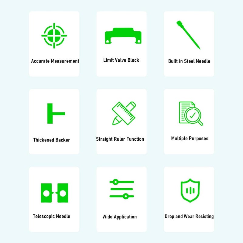 Woodworking Sliding T Type Scribing Tool Imperial 6 Inch Accurate Double Line Marking Durable Aluminum Alloy Type 3 - Image 4