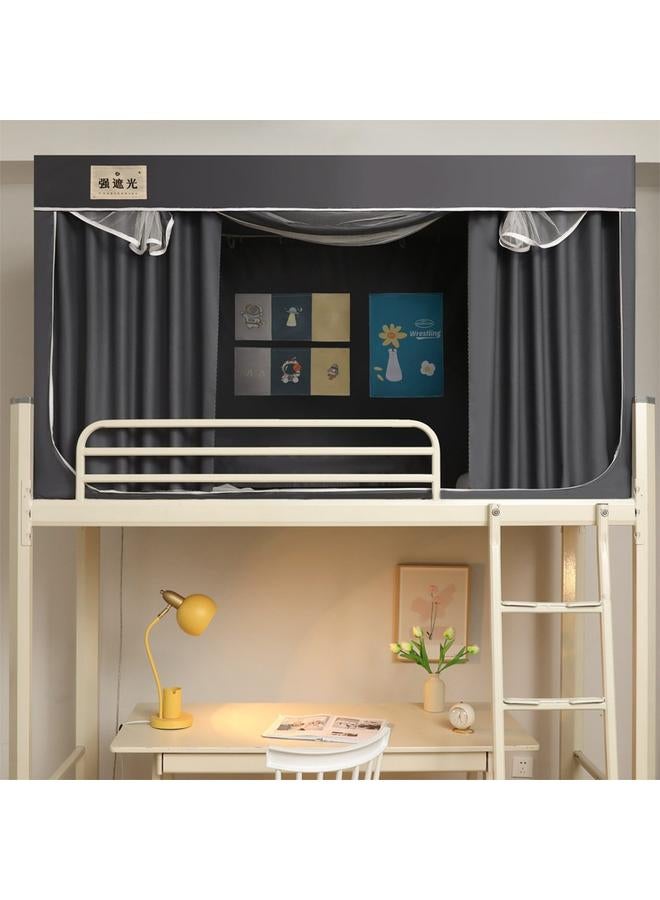 Bluejw 2023 New B20S High Definition Digital Printing Layer Double Thick Student Dormitory Encryption Mosquito Net Shading Solid Color - Image 1