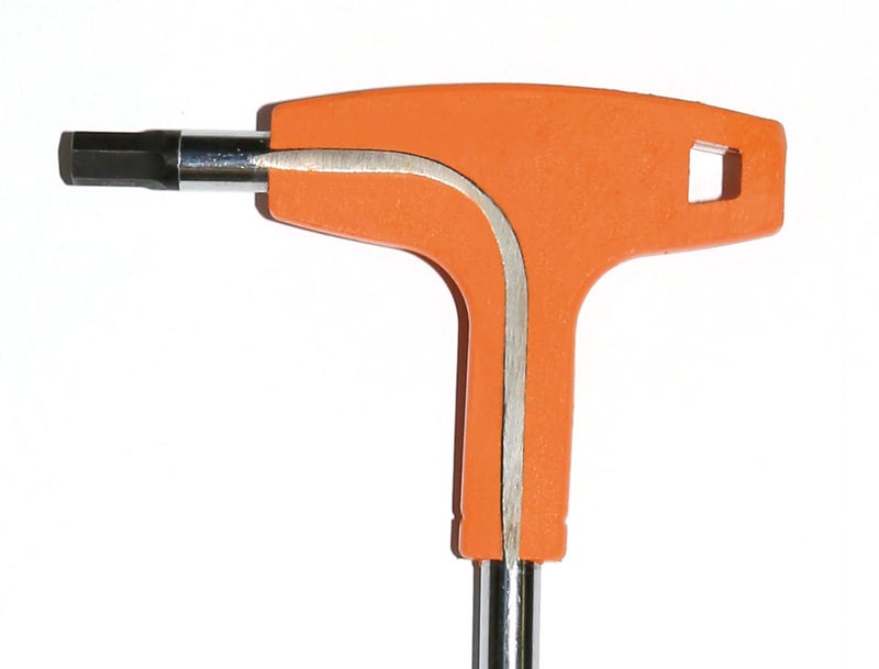Beta 96T Metric T-Handle Hex Key Wrench 4mm | High Torque Ergonomic Allen Wrench with Dual Hex Tips | Drop Prevention Hole | Industrial Strength | Made in Italy - Image 3