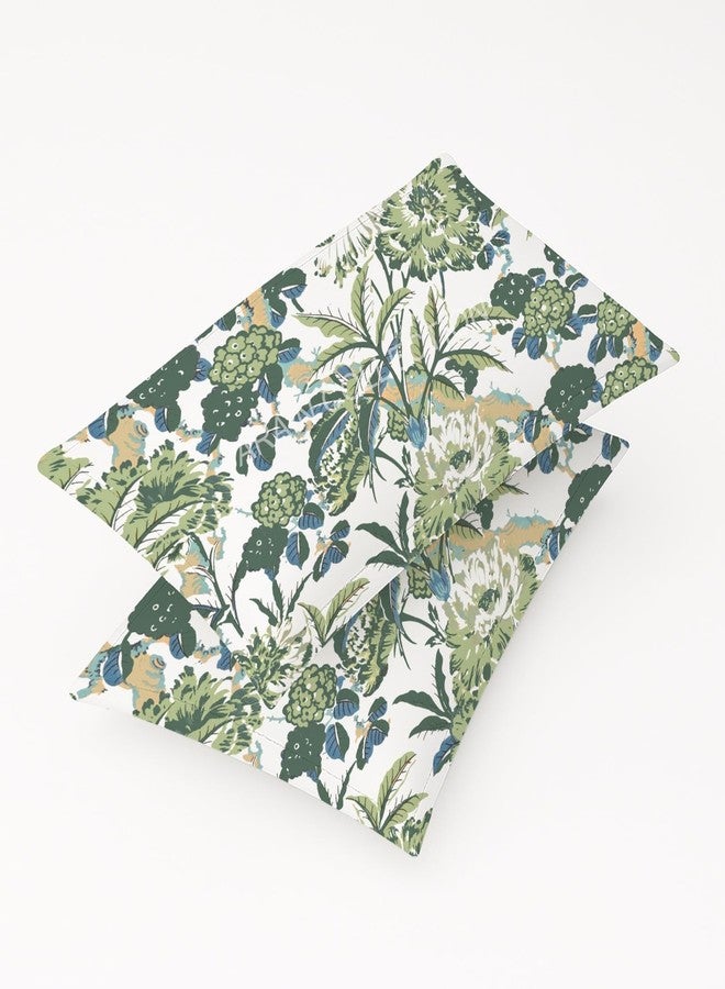 TARAIN COLLECTION Cotton Flat Double Bedsheets with 2 Pillow Covers 18x28 Inches (Multicolor) 90x100 Inches - Image 3
