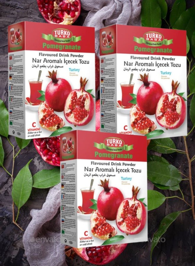 TURKO BABA 3 Pieces Turkuo Baba Pomegranate Powder Drink 100gram  - Image 1