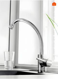 LAWAZIM 2-Piece Spout Kitchen Faucet - Carved with 12-Piece Plastic Aerator Set, Iron Faucet, Leak-Proof, Anti-Rust, Universal Fit Easy Install Splash-Free Water-Saving for Kitchen Bathroom Washbasin  - Image 5