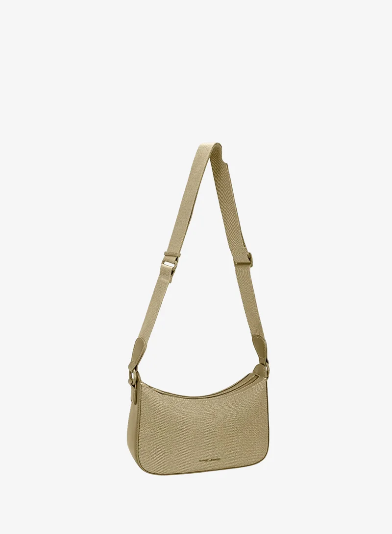 David Jones David Jones new weave style essentials shoulder bag- vintage classic cross body bag from France in model cm7735- Dual weaver everyday bag
