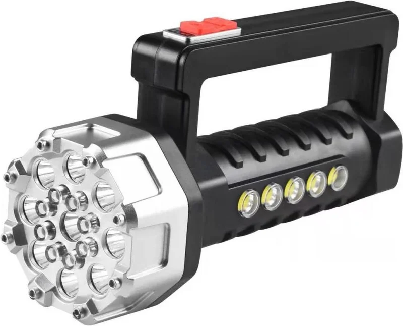 caddeoutlet RC-3030ULTRA Powerful Flashlight Rechargeable 17LED+5COB LED 2023 3030RC