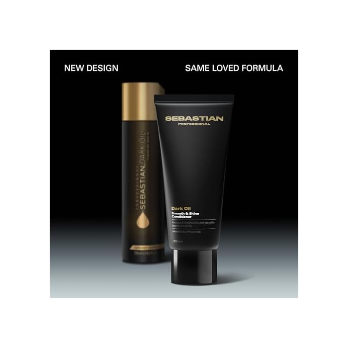 Sebastian Professional Dark Oil Smooth and Shine Conditioner | Infused with Jojoba & Argan Oil | 6.7 fl oz - Image 2