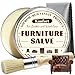 kanfort Leather Furniture Repair Salve Furniture Salve with Brush for Leather Wood Leather Conditioner Help Prevent Cracking or Fading - Image 2