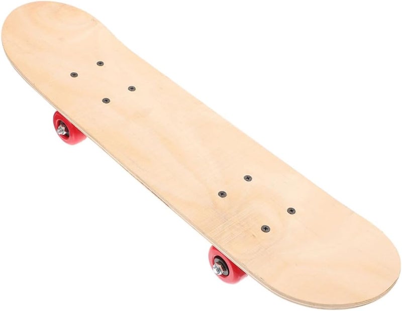 Yardwe DIY Skateboard Blank Skateboard for Boys and Girls 60x15cm Unfinished Sketchboard Wheels Creative Art Craft Toy Present - Image 1