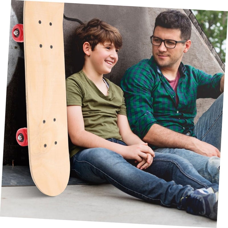 Yardwe DIY Skateboard Blank Skateboard for Boys and Girls 60x15cm Unfinished Sketchboard Wheels Creative Art Craft Toy Present - Image 4