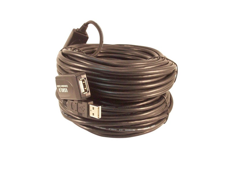 Your Cable Store 80 Foot USB 20 High Speed Active ExtensionRepeater Cable Not for HD Webcams