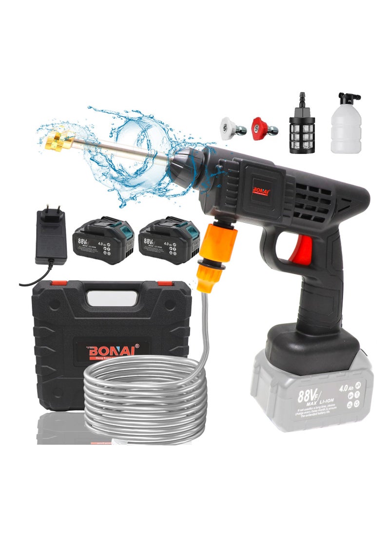 BONAI Cordless Pressure Washer Ideal for Car Washing, Floor Cleaning, Patio, and Watering Flowers  - Image 1