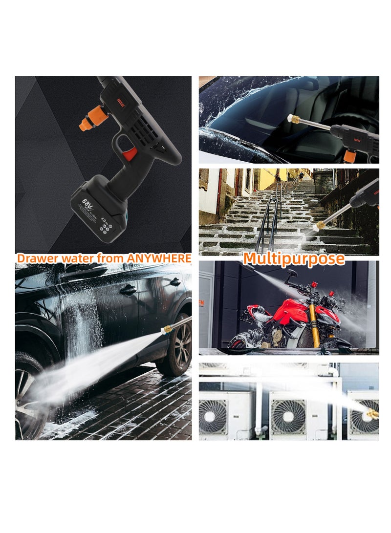 BONAI Cordless Pressure Washer Ideal for Car Washing, Floor Cleaning, Patio, and Watering Flowers  - Image 4