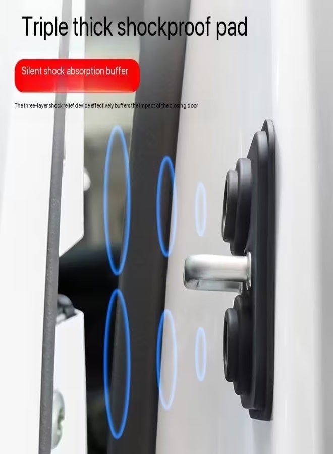 4pcs Silicone Car Door Shock Absorber Locks – Anti-Collision Protection, Noise Reduction  Anti-Slip Design – Universal Fit for Most Vehicles, Durable Silicone Door Lock Protectors, Automotive Safety Accessories - Image 5