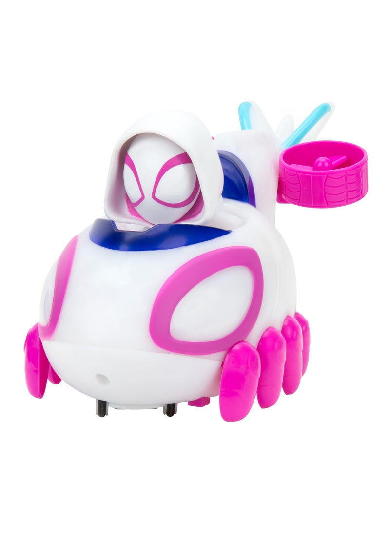 MARVEL Spidey N Friends Ghost-Spider Glow N' Go Copter Feature Vehicle | Marvel | Spiderman | Toy Vehicle | Gift for Kids - Image 3
