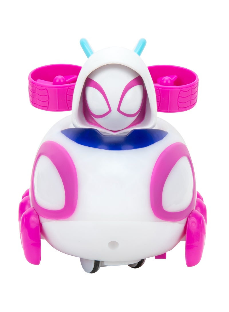 MARVEL Spidey N Friends Ghost-Spider Glow N' Go Copter Feature Vehicle | Marvel | Spiderman | Toy Vehicle | Gift for Kids - Image 4