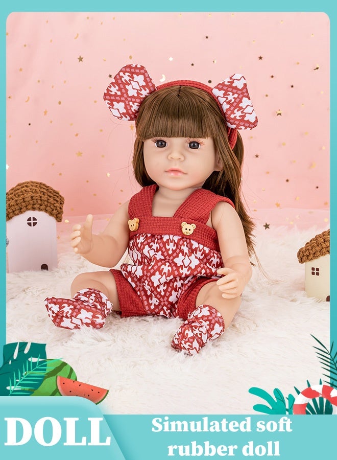 Baby doll, lifelike baby doll - A lifelike baby doll crafted from soft silicone material, 3D simulated series baby doll, suitable for all age groups. - Image 1