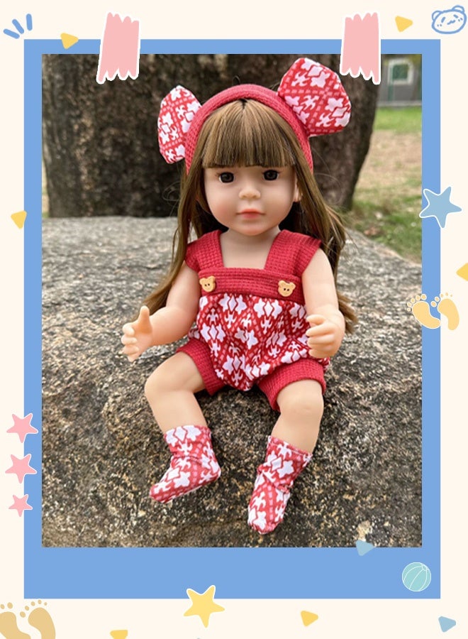 Baby doll, lifelike baby doll - A lifelike baby doll crafted from soft silicone material, 3D simulated series baby doll, suitable for all age groups. - Image 4