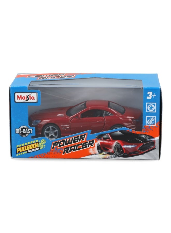 مايستو سيارة سباق قوية ذات تصميم واقعي من البلاستيك المتين باللون الأحمر مقاس 86.6 × 35.2 × 33 سم 24076 - Image 2