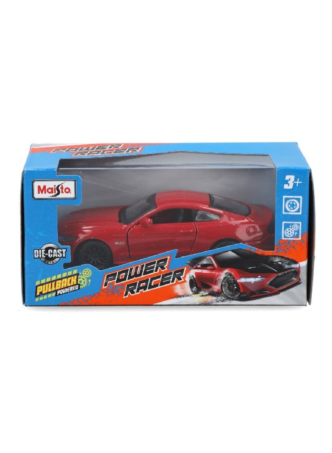 مايستو سيارة سباق قوية ذات تصميم واقعي من البلاستيك المتين باللون الأحمر مقاس 86.6 × 35.2 × 33 سم 24076 - Image 5