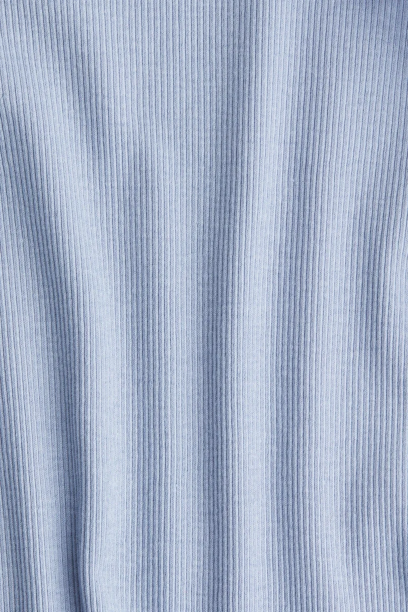 H&M Ribbed cotton jersey top