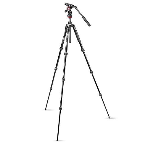 Manfrotto Mvkbfrt-Live Befree Live Video Tripod Kit with Twist Leg Locks,Black,Pack of 1 - Image 4