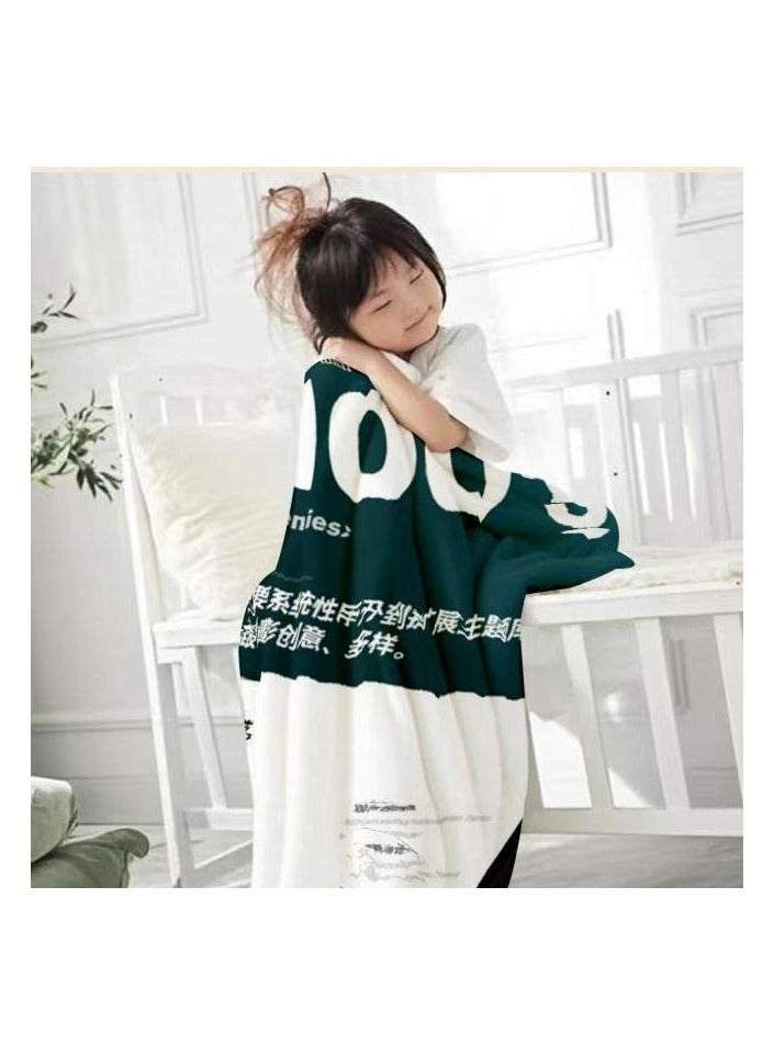 general Flannel thin blanket (warm and comfortable, suitable for sleep, gaming, dust removal and sandproof) 150cm*200cm - 1062 - Image 1