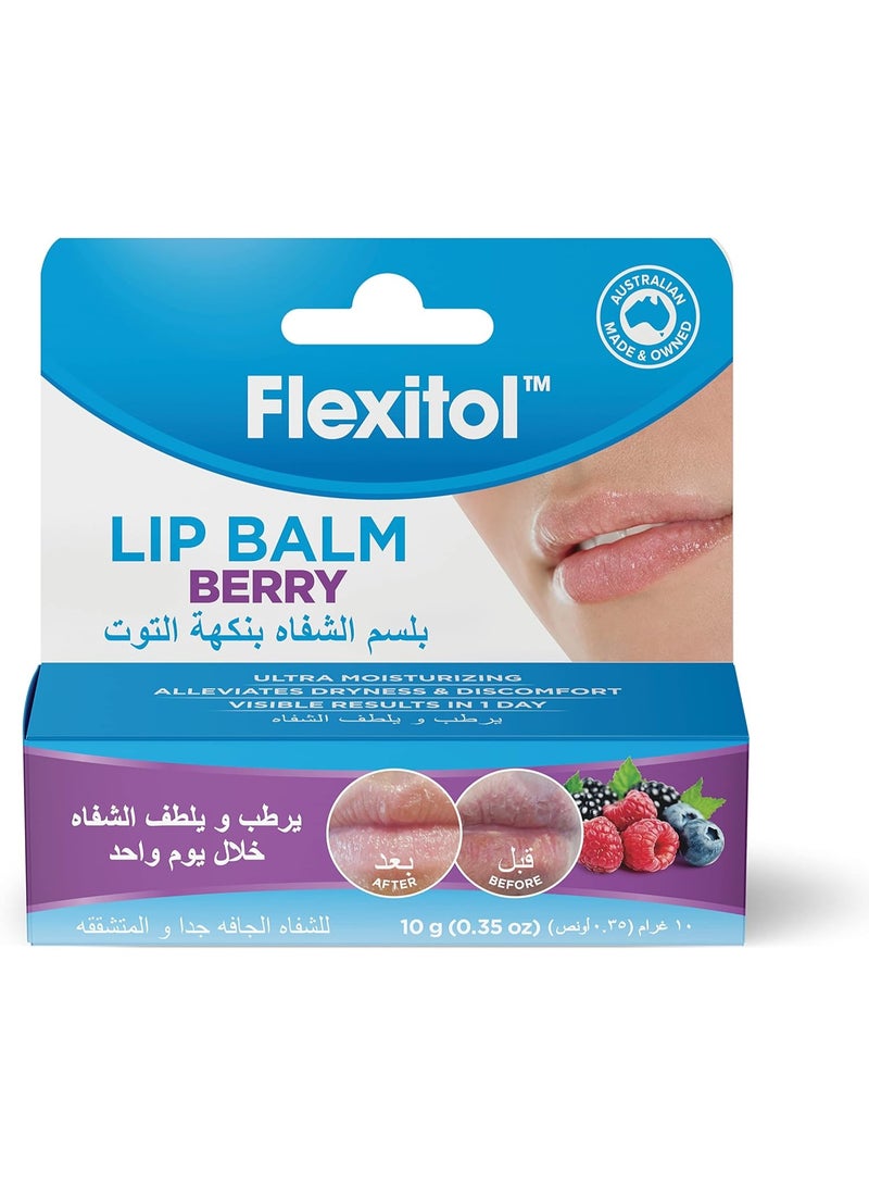 Flexitol Lip balm 10g- Berry - Image 1