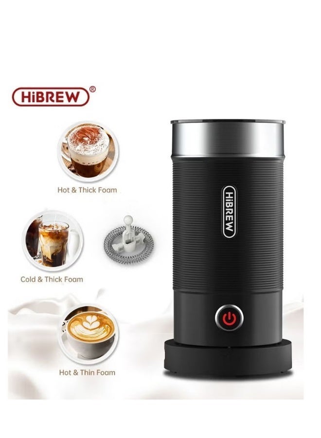 هيبرو جهاز رغوة الحليب الكهربائي HiBREW، خلاط شوكولاتة، لاتيه/كابتشينو بارد/ساخن، أوتوماتيكي بالكامل، سخان حليب بارد M1A - Image 1