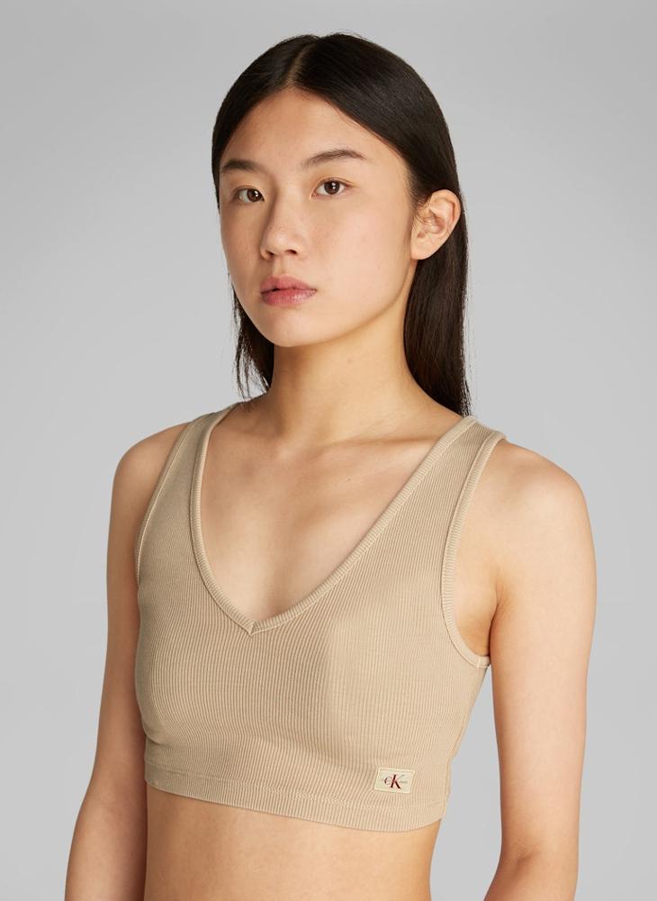 Calvin Klein Jeans Ribbed Bralette Top  - Image 3