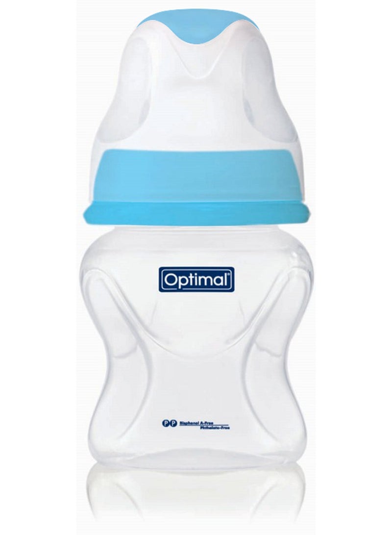 Optimal زجاجة ماء للأطفال 60 مل، زرقاء - Image 3
