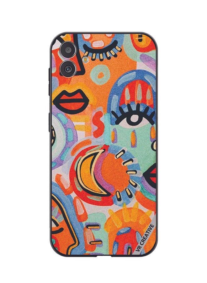 VR CREATIVE Protective Case Cover For Samsung Galaxy M13 5G Womenart Design Multicolour - Image 1
