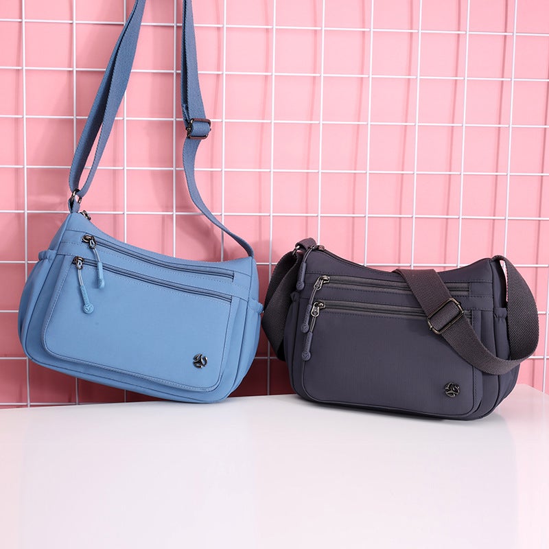 Casual Fashion Nylon Crossbody Bag for Women, Lightweight, Large Capacity, Zipper Closure - Image 3