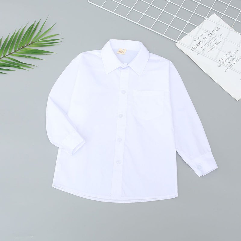 Boys' Suspenders White Trousers Suspenders Bow Tie Suit Flower Girl Piano Eloquence Performance Dress - Image 1