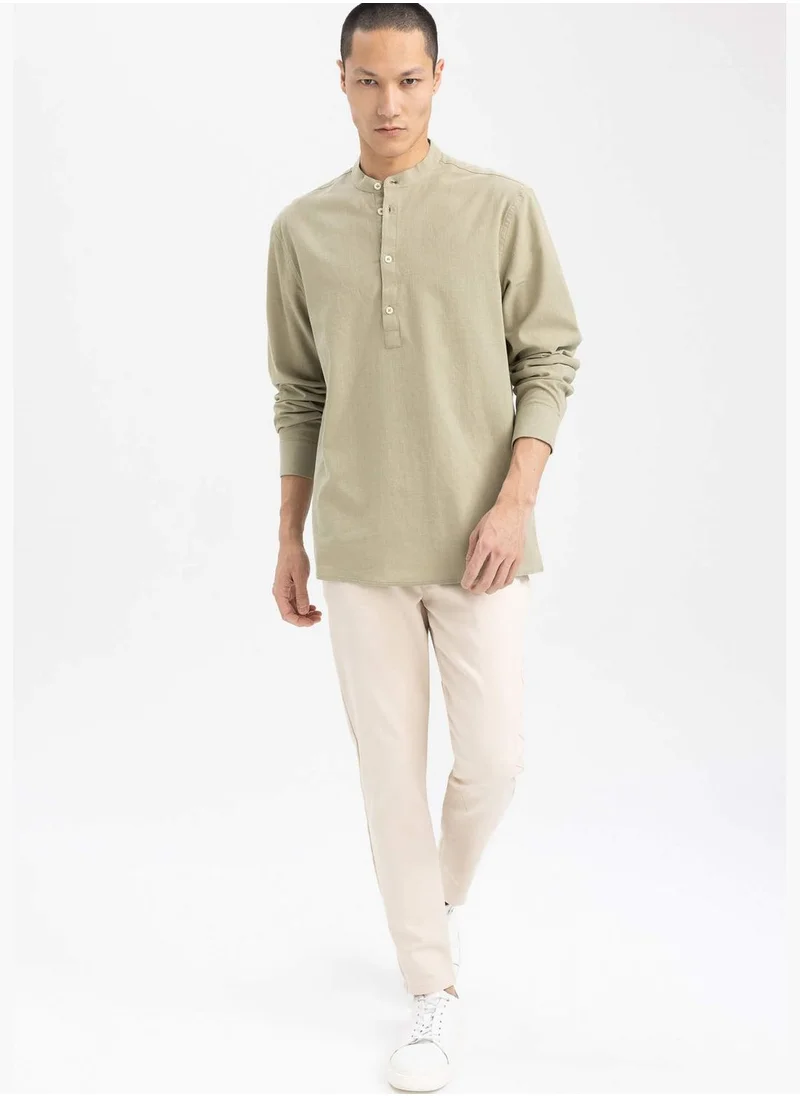 DeFacto Jogger Fit Tie Waist Chino Trousers