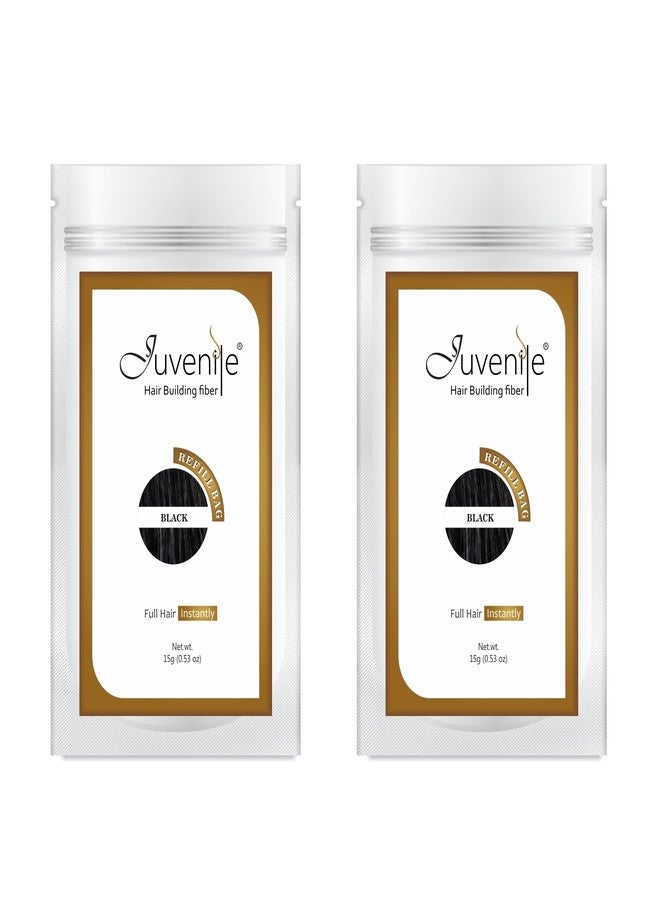 جوفينايل عبوة إعادة تعبئة ألياف الشعر للأطفال باللون الأسود 30 جم - Image 1