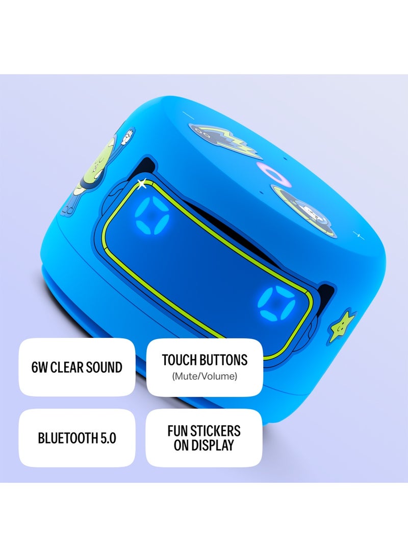 ياسمينة Yasmina Lite AI Smart Speaker, Bilingual Arabic & English, Screen-Free Learning, Quran & Stories for Kids, Routine Helper Blue blue - Image 3