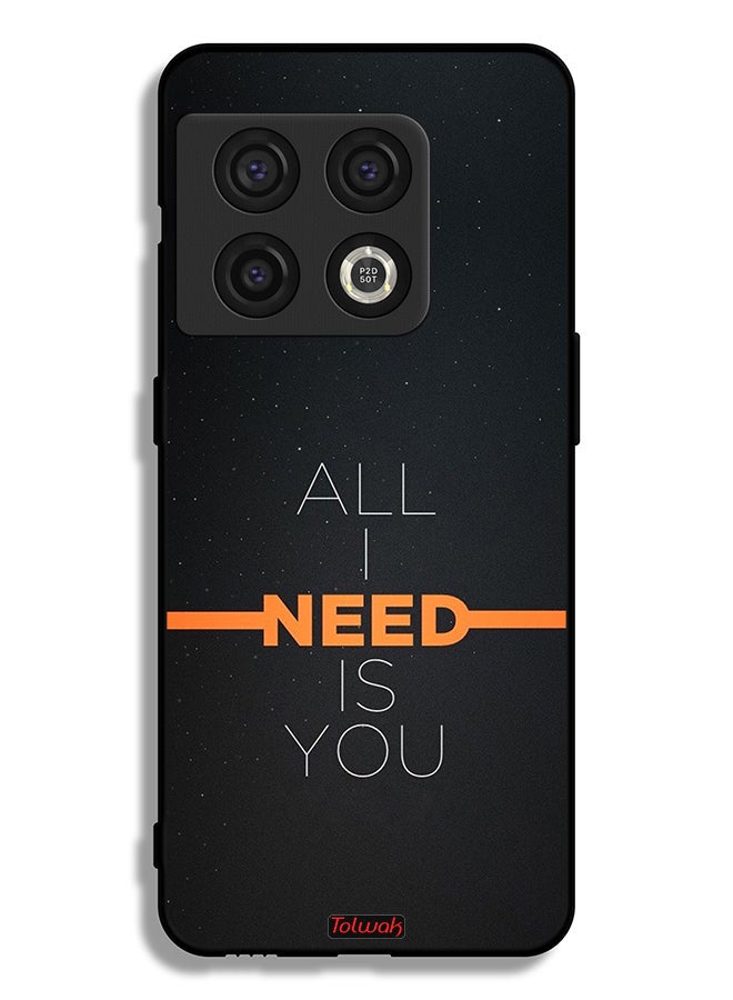 Tolwak OnePlus 10 Pro 5G Protective Case Cover All I Need Is You - Image 2