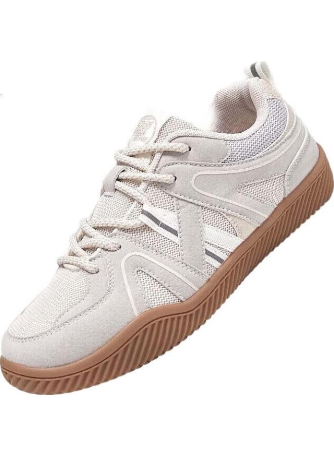 LEAP Feiyue Official Men'S Shoes, Dexun Shoes For Men, Summer Breathable New Casual Shoes For Men, Apricot Color, Size 41 - Image 1